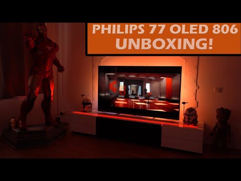 Phillips Ambilight OLED 806 I Unboxing I