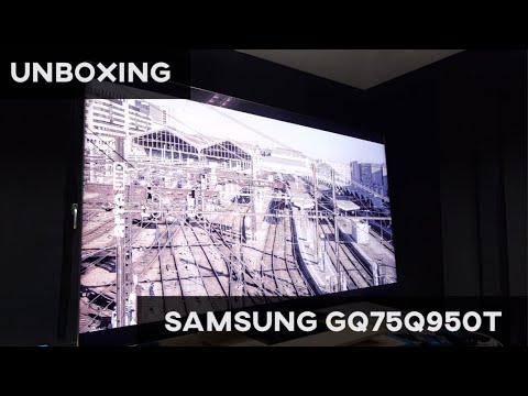Unboxing: Samsung 8K TV 75Q950T