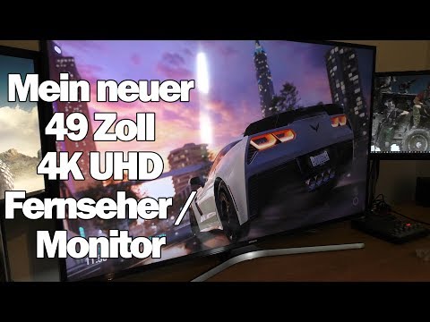Mein neuer 49 Zoll 4K UHD Fernseher / Monitor von Samsung ( UE 49 MU6179 U )